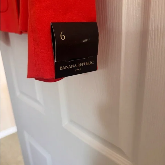 Women's Banana Republic Coral Color Blazer - Picture 7 of 8